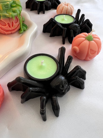 Halloween Spider Candle