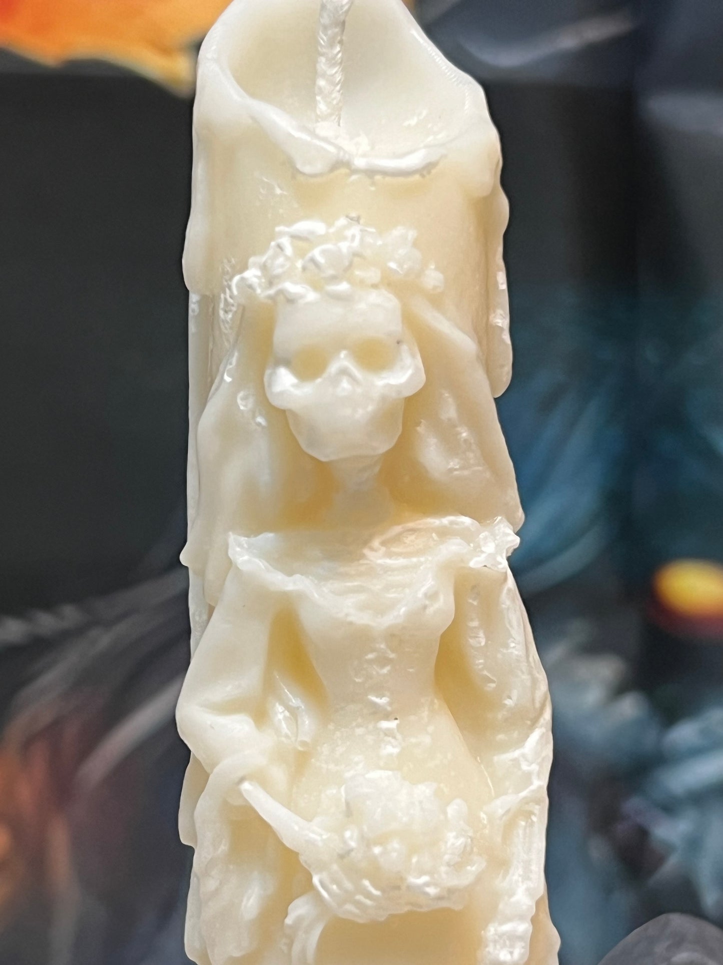 Skeleton Groom & Bride Candle