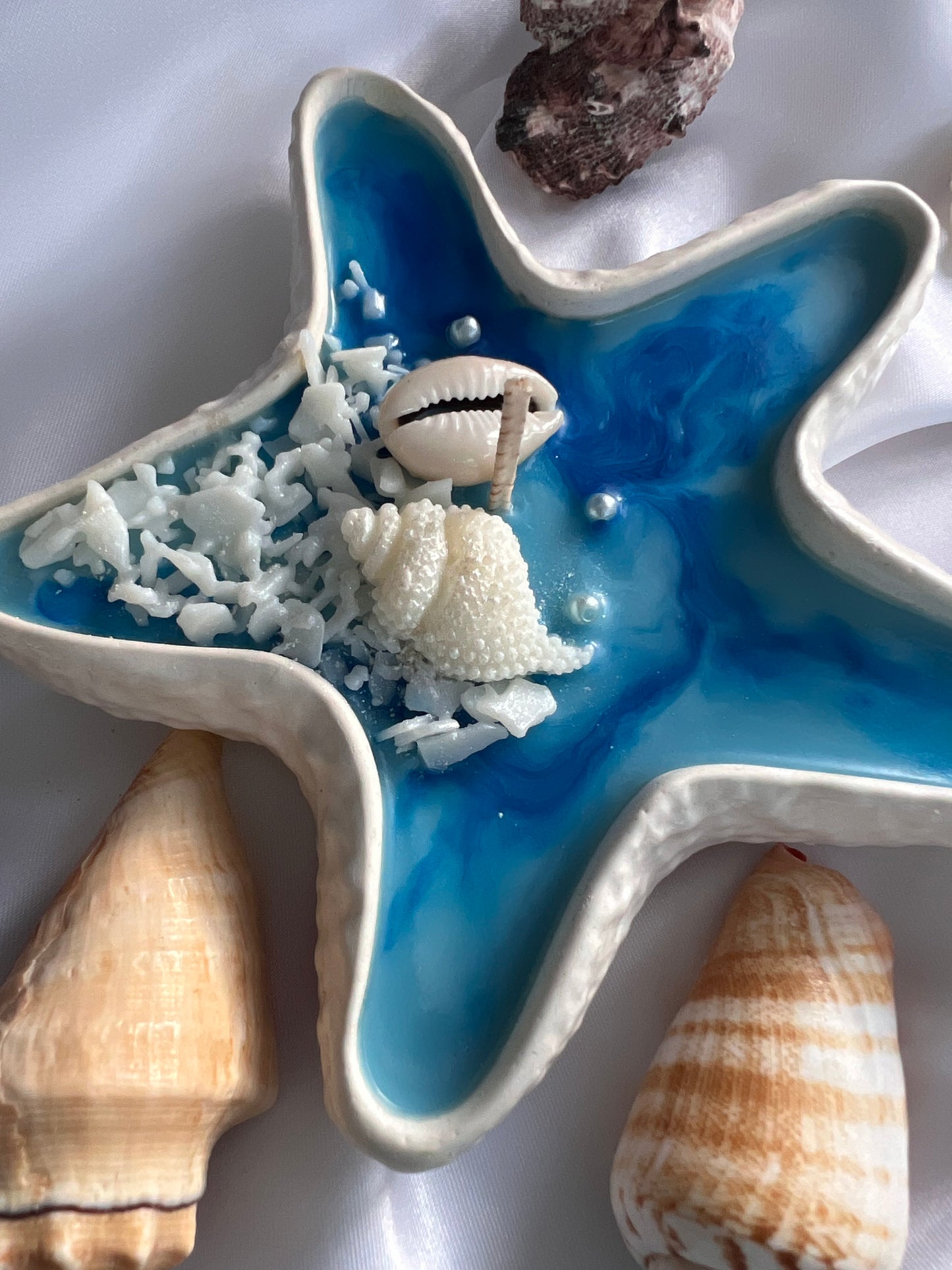Handcrafted Sea Star Candle – Scented Candle |Gift idea | Christmas Gift | Soy Wax Candle