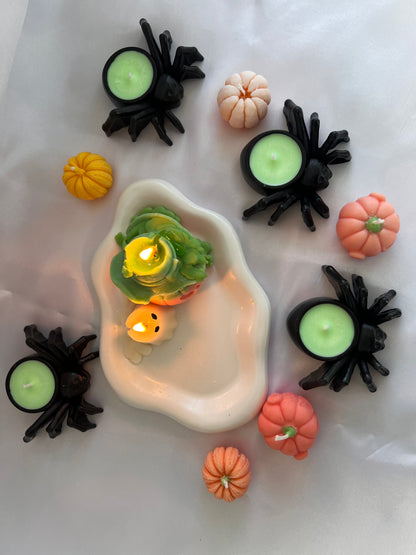 Halloween Spider Candle
