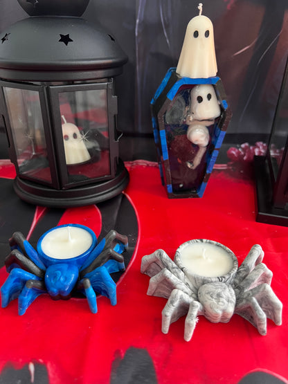 Halloween Spider Candle