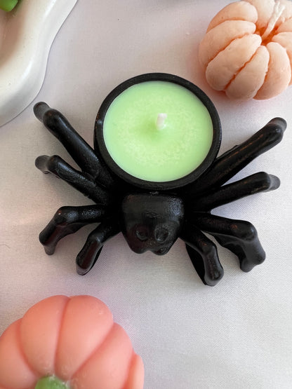 Halloween Spider Candle