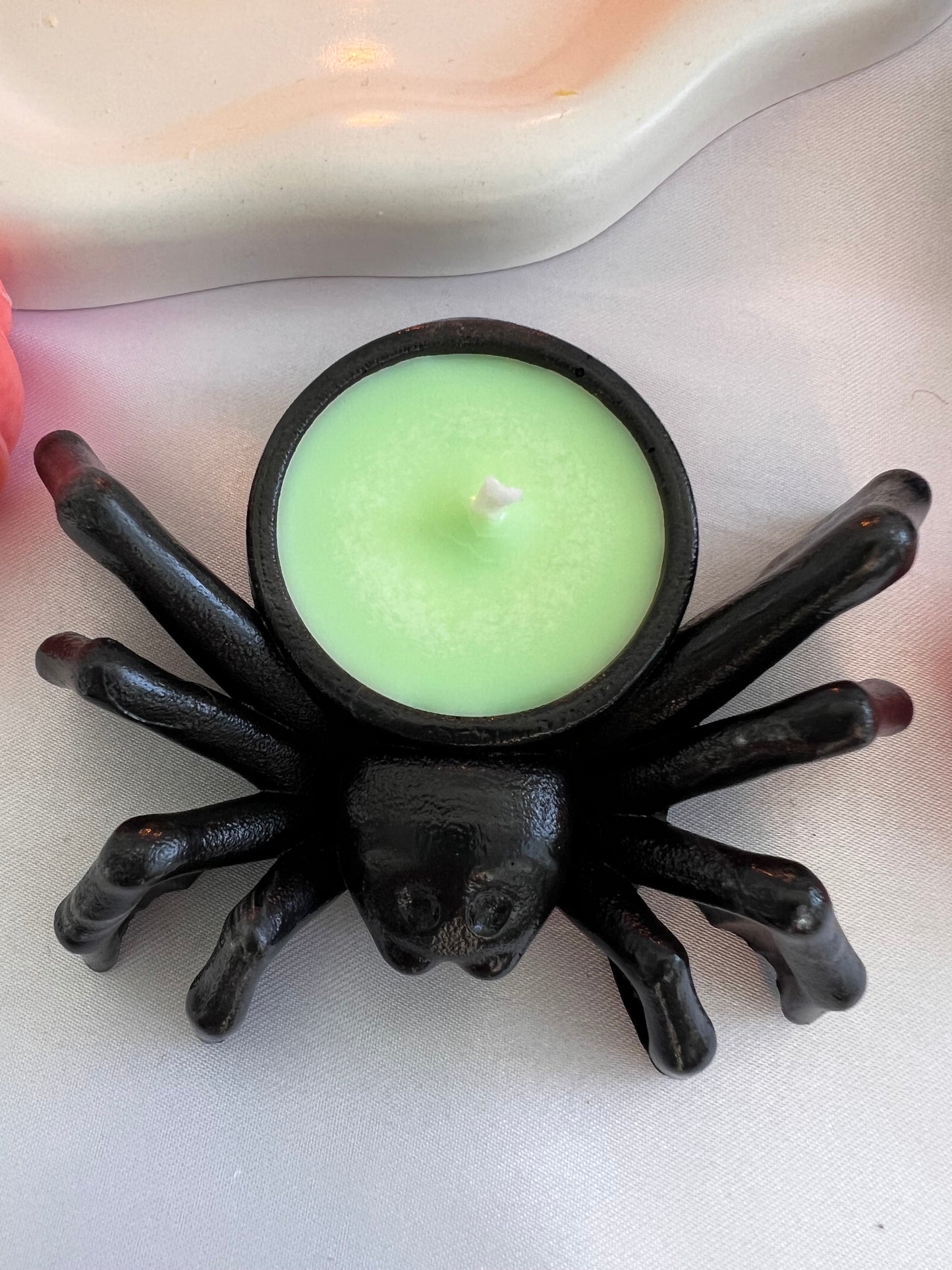 Halloween Spider Candle