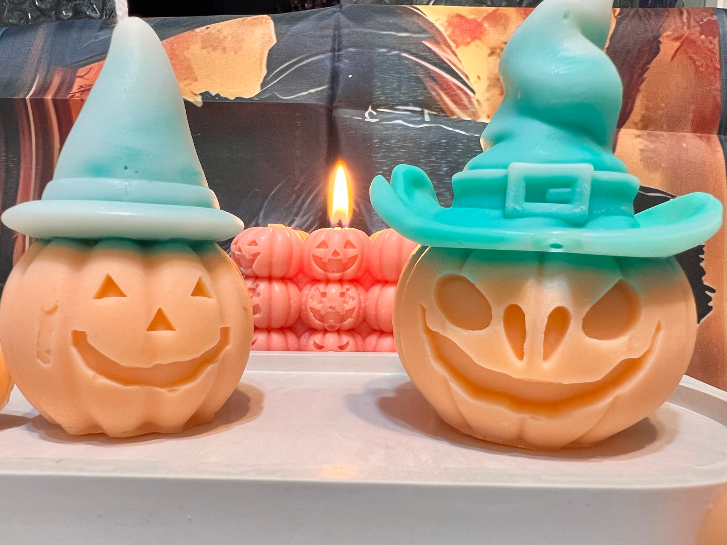 Witch Pumpkin set of 2