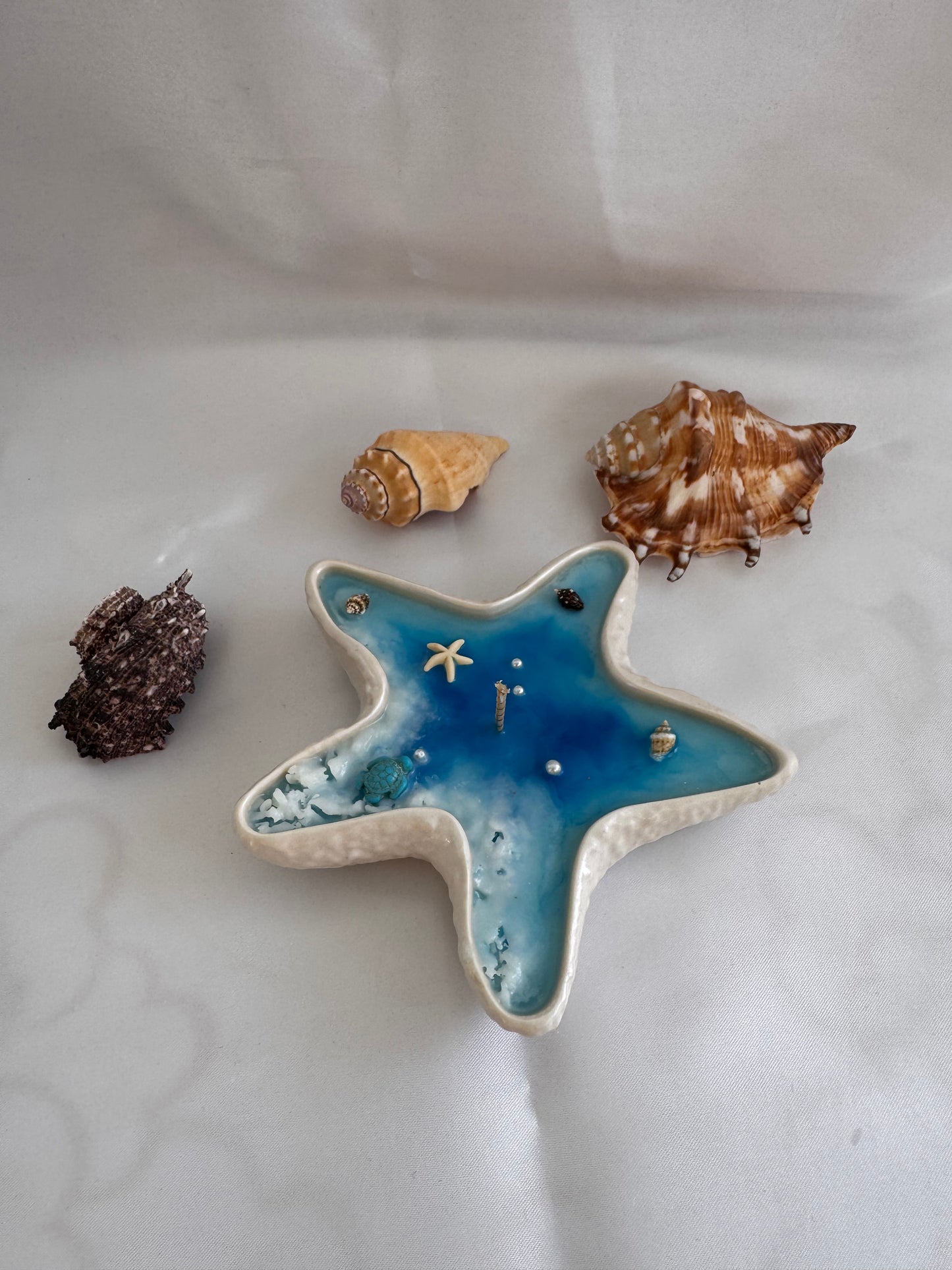 Handcrafted Sea Star Candle – Scented Candle |Gift idea | Christmas Gift | Soy Wax Candle
